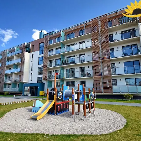 Апартаменты Sunflowers Apartament Turkusowy Zakatek W Kolobrzegu
